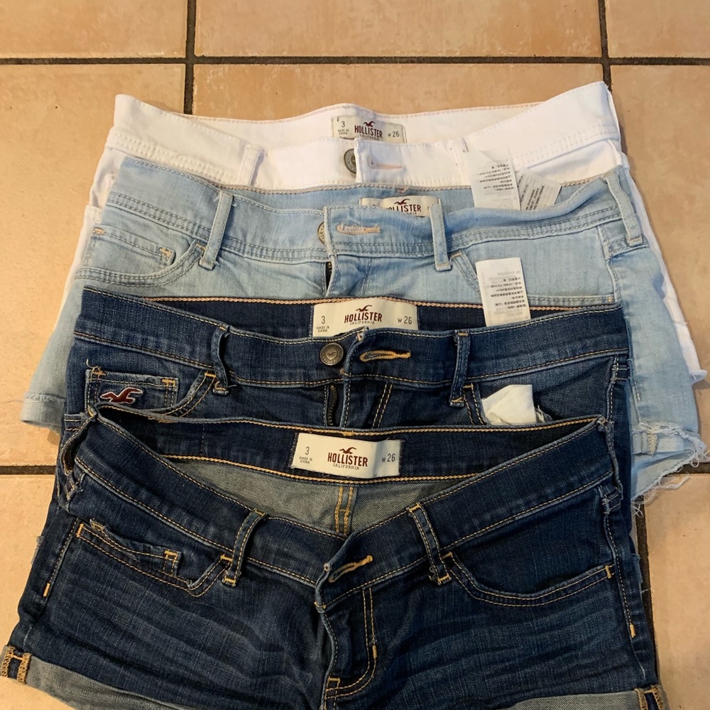Hollister shorts size 3.   $15 each - Picture 2 of 2